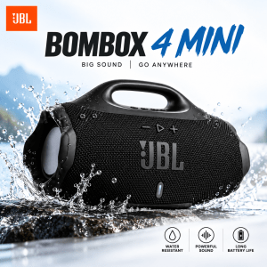 JBL Boombox 4 Mini Wireless Speaker – 15W, Bluetooth 5.4, TWS & 8H Playtime