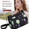 Korean sports travel shoulder bag (black)