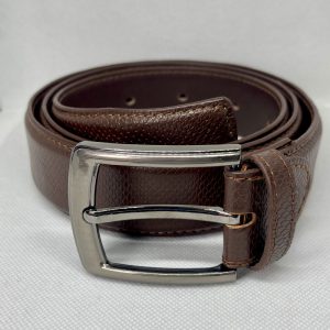 Leather belt for men