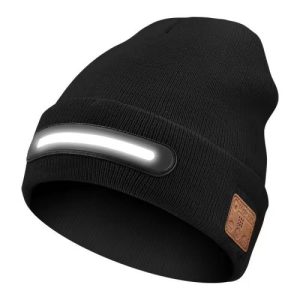 M1-BTD3 Rechargeable LED Beanie Hat – 1200LM Bluetooth Headlamp