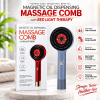 Magnetic Oil Dispensing Massage Comb with Red Light Therapy
