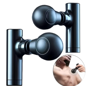 Mini Rechargeable Massager Black Fascial Gun