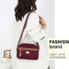 Nylon Fashion Crossbody Bag – Lightweight Portable Shoulder Bag (Purple)