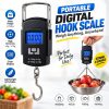 Portable Digital Hanging Weight Scale – 50kg Electronic Luggage Scale with LCD