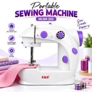 Portable Sewing Machine MLSM-202 – Compact Electric Sewing Machine with LED Light & Foot Pedal Select 86 more words to run Humanizer.