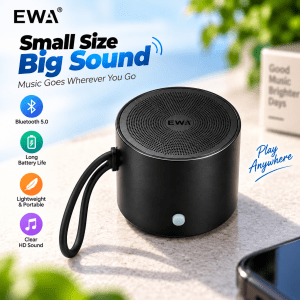 Portable Waterproof Bluetooth Speaker – 3W, 360° Sound, Bluetooth 5.0 & IPX5