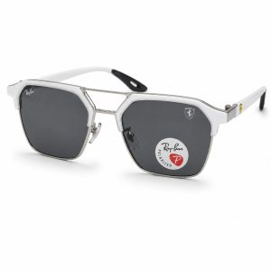 Premium Polarized Sunglasses for Men – Matte Black Metal Frame