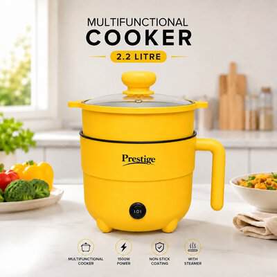 Prestige 2.2L Electric Cooker – 1500W Non-Stick Multi Cooker