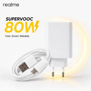 Realme 80W Super Fast Charger with Cable – SuperVOOC Adapter
