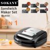 SOKANY 6 in 1 Sandwich Maker