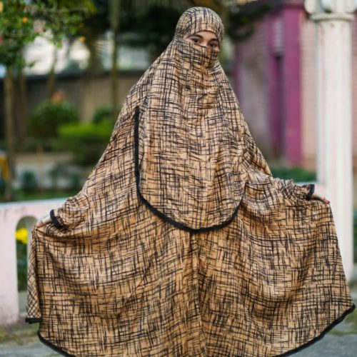 Stylish Long Palazzo Khimar Set for Muslim Women