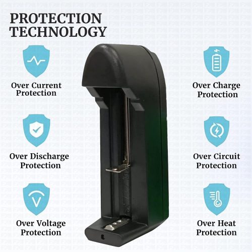 Universal Rechargeable Battery Charger – Smart Fast Charger with Auto-Stop & LED