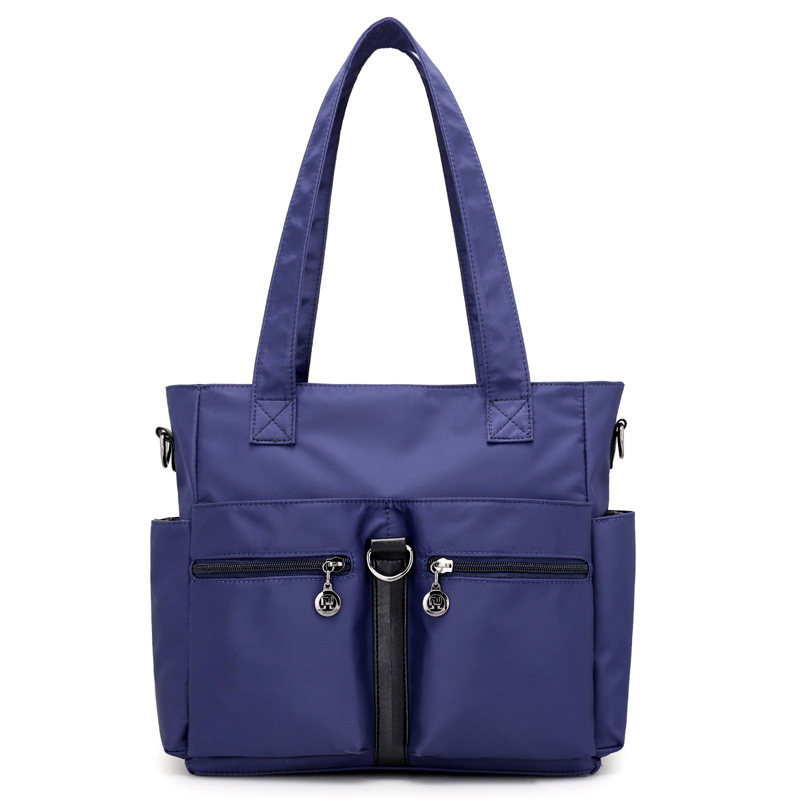 Women’s Waterproof Oxford Cloth Bag – Large Capacity Casual Bag (Dark Blue)