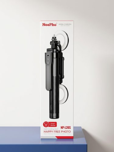 📸 NeePho NP-L26S Gimbal Stabilizer Selfie Stick Tripod