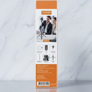 📸 PLOKAMA LIVE-K9 Pro 1700mm Stand Tripod with Fill Light
