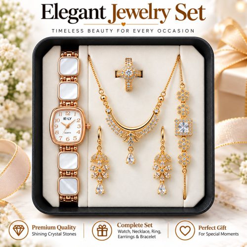 5 in 1 Ladies Watch & Jewelry Gift Sets (1)