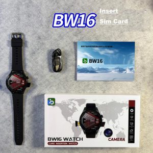 BW16 SIM Supported Smart Watch with Camera & Round Touch Display