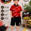 Baby Polo Shirt and Half Pant Set