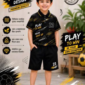 Baby Polo Shirt and Half Pant Set2