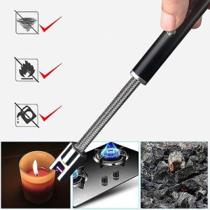 Electric Arc BBQ Lighter – USB Rechargeable Windproof Long Neck Plasma Lighter