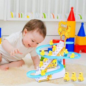Electric Duck Climbing Stairs Toy