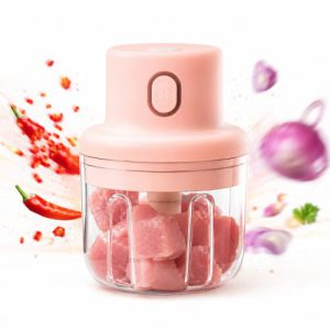 Electric Rechargeable Mini Chopper 250ml – Wireless Vegetable Cutter & Food Processor (1)
