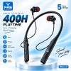 FRB N-27 Wireless Neckband Earphone – Bluetooth 5.4 with TF Card & Type-C (1)