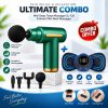 Mini Deep Tissue Therapy Massager SL-720 & Smart Mini Neck Massager Combo – Portable Rechargeable Electronic Body & Muscle Pain Relief Massager Set (1)