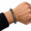 Premium Mercedes-Benz Stainless Steel Chain Bracelet for Men