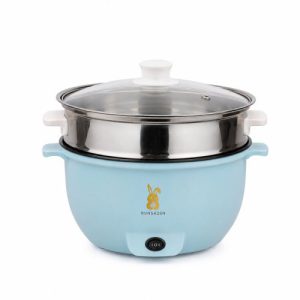 RUNBAISN 5.2L Electric Multi-Cooker & Hot Pot – Non-Stick Portable Electric Cooker with Steamer Tray, 2 Heating Modes for Rice, Noodles, Soup & Daily Cooking (1)