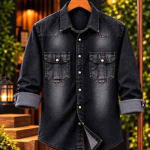 Trendy Denim Premium Shirt
