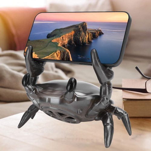 VO-F8 3-in-1 Crab Bluetooth Speaker & Phone Holder – 5W Sound